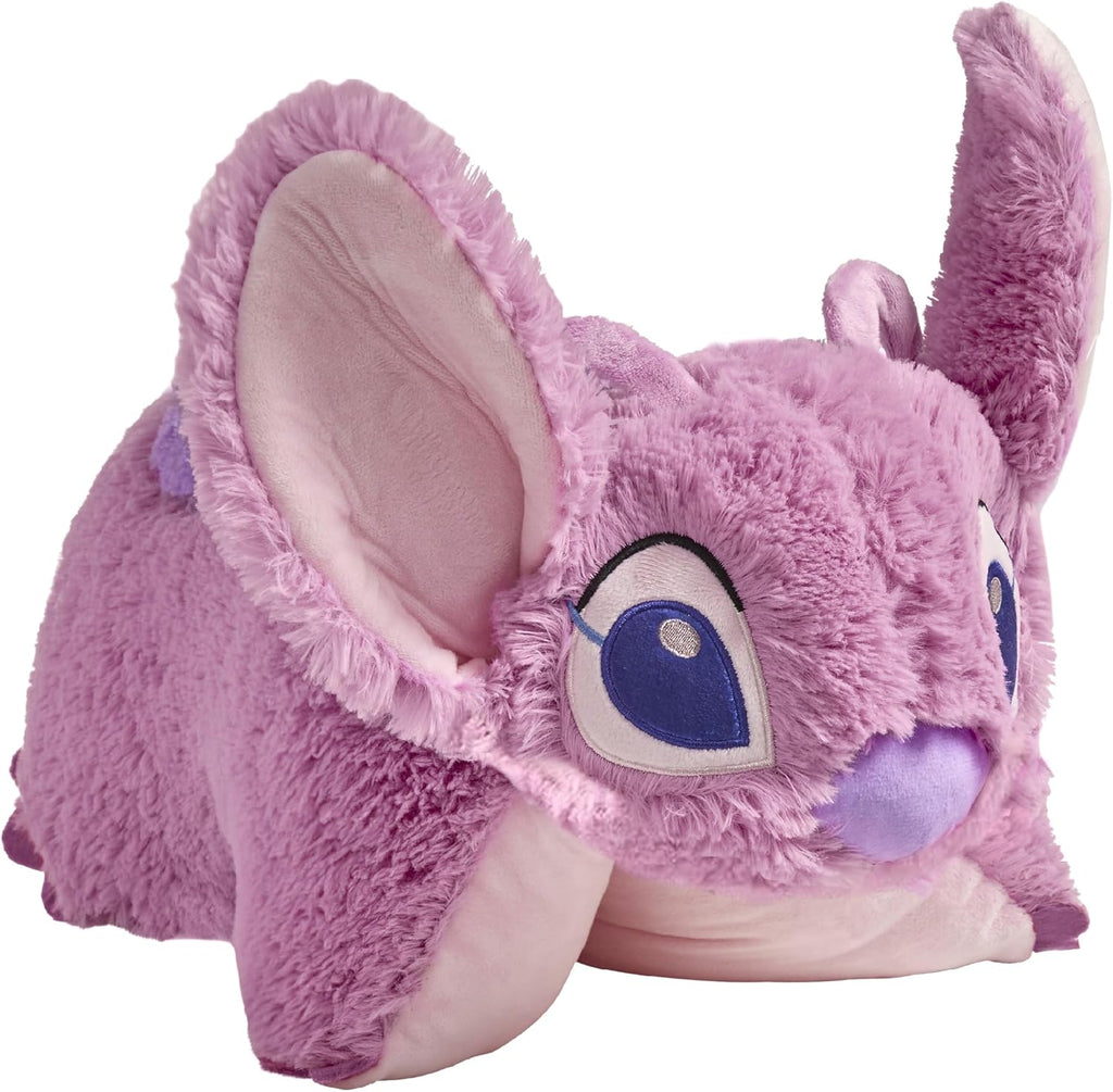 Pillow Pets Disney Lilo and Stitch Angel, juguete de peluche de 16 pulgadas