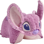 Pillow Pets Disney Lilo and Stitch Angel, juguete de peluche de 16 pulgadas