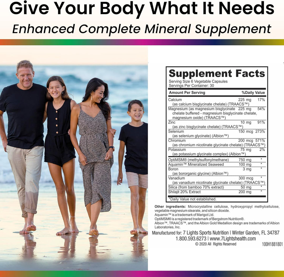 Living Stones, Suplemento mineral completo con zinc, calcio, magnes...