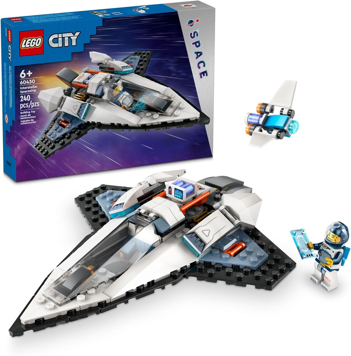 LEGO City Nave Espacial Interestelar de Juguete para Niños, Juego d...