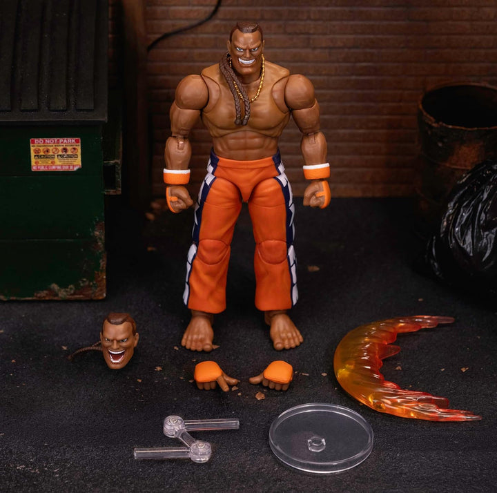 Jada Toys - Figura de acción de Street Fighter II Dee Jay Wave 3 -...