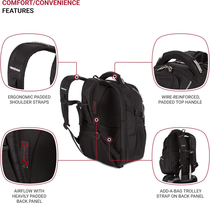 SwissGear Endure ScanSmart \u2013 Mochila para laptop con tecnologí...