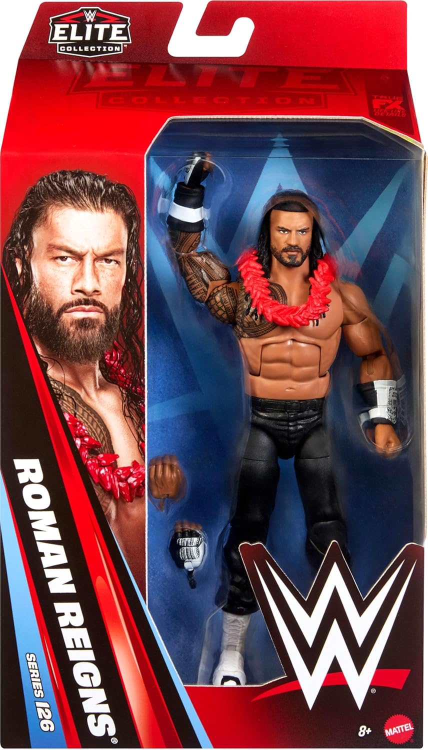 Mattel WWE Elite - Figura de acción y accesorios, serie #126, juego...