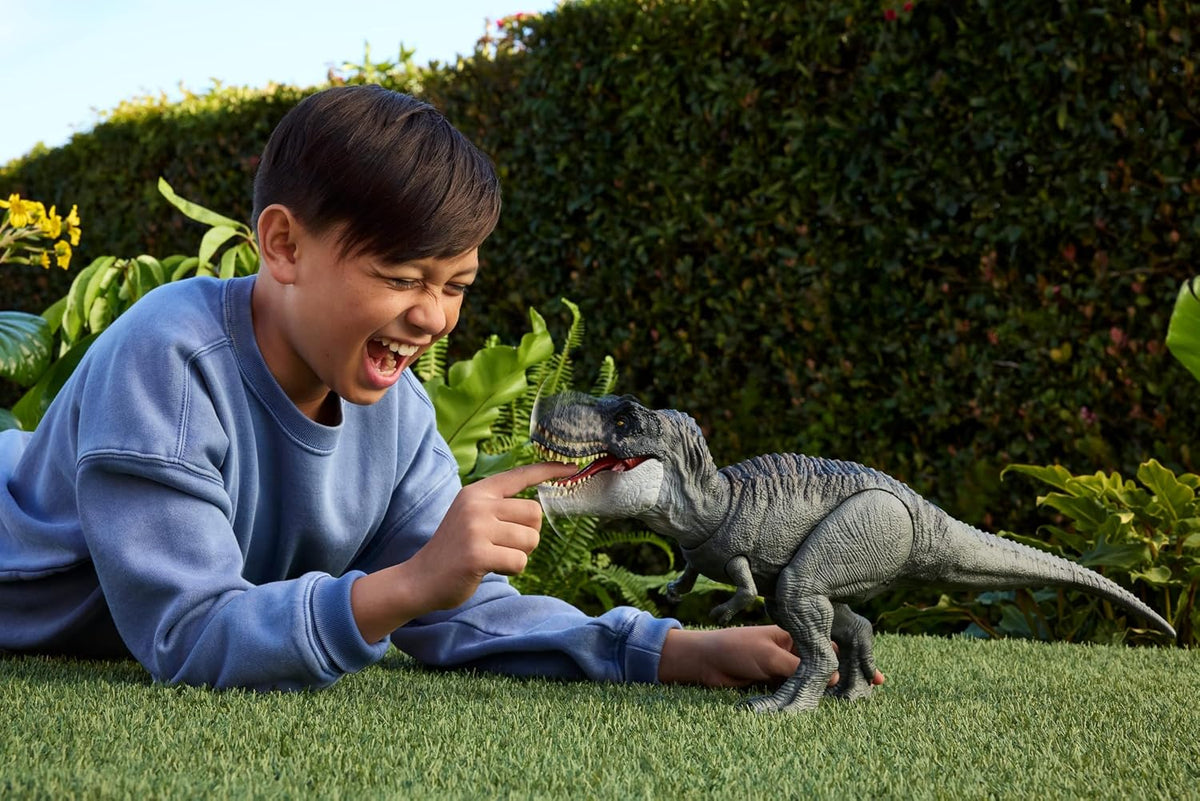 Mattel JCH02 Jurassic World Rebirth Power Devour Tyrannosaurus Rex Figura de dinosaurio