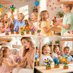 Paquete de 24 botánicos de flores, recuerdos de fiesta para niños de más de