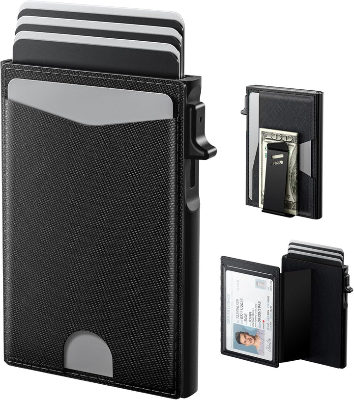 typecase Cartera desplegable con tapa para hombre con tarjetero, Ne...