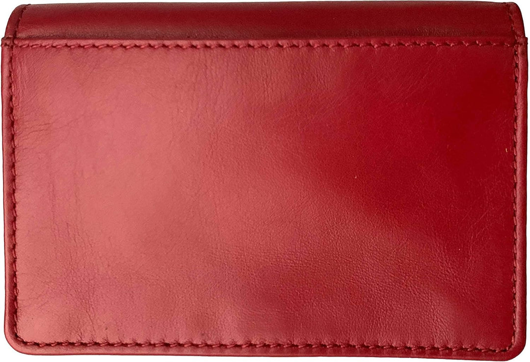 DiLoro Cartera de cuero RFID para hombres o mujeres, tarjetero pleg...