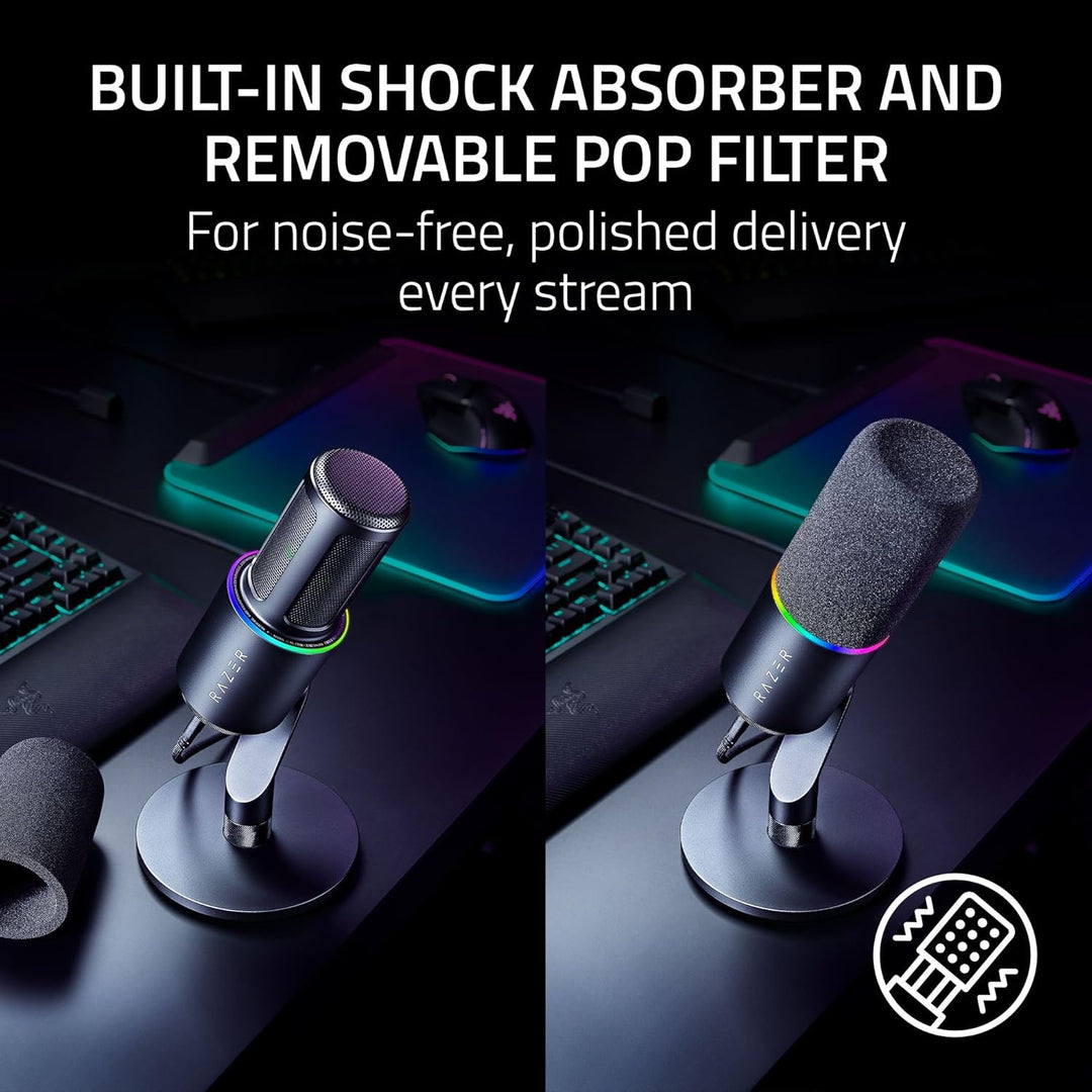 Micrófono Razer Seiren V3 Pro \u2014 Micrófono dinámico de transmis...