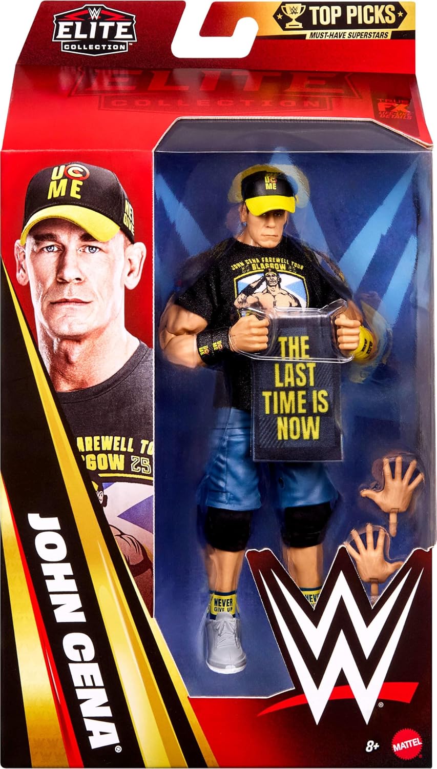 Mattel La colección Elite de la WWE Top Picks Figura de John Cena y