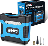 DNA MOTORING TOOLS-00213 Inflador de neumáticos digital azul de 12V...