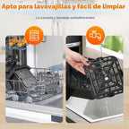Freidora de aire horno de 4.2 cuartos de galón, multicocina 8 en 1 con cesta antiadherente, freidora de aire con función preestablecida, cocina para comidas saludables y bajas en aceite, operación conveniente