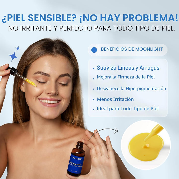 MAELOVE Moonlight Advanced Retinal Super Serum, 10 veces más fuerte...