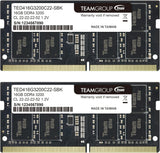 TEAMGROUP Elite DDR4 32GB Kit (2 x 16GB) 3200MHz PC4-25600 CL22 (29...
