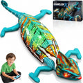 Gecko escalador de pared que cambia de color de próxima generación, lengua
