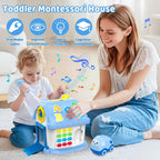 Toddler Learning Toys para 1-2 Year Old Boy Gifts, 12-en-1 Musical House