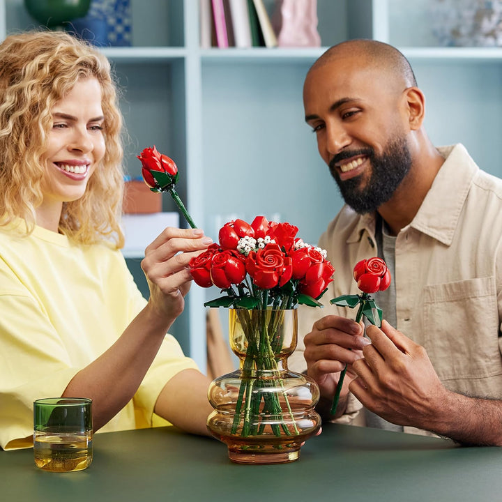 Paquete de conjuntos de construcción de ramo de flores de LEGO Bota...