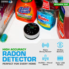 Detector de radón de Forensics Uso doméstico Sensor de