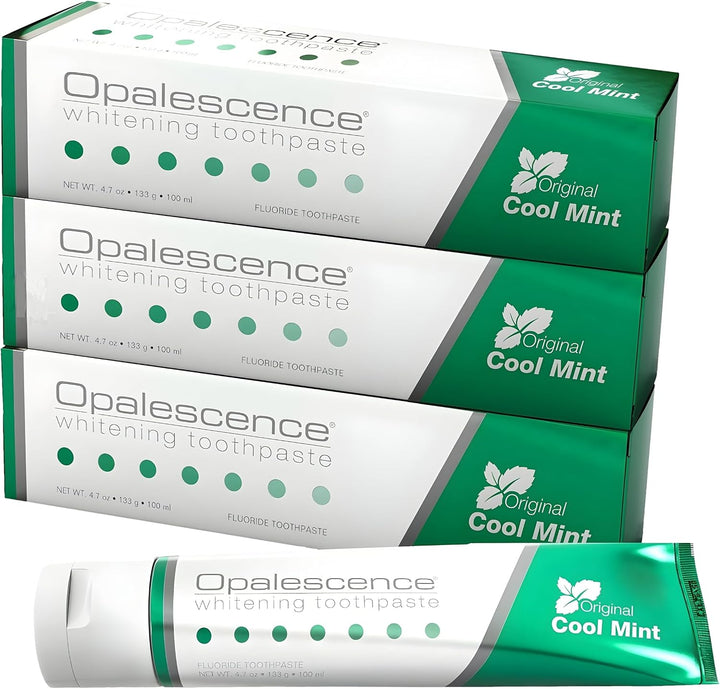 Opalescent - Pasta dental blanqueadora original, 4.7 onzas, menta,...