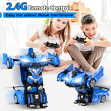 Qumcou Auto de control remoto de transformación, autos RC para niño...