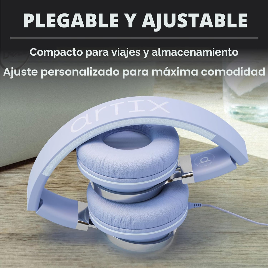 ARTIX CL750 Audífonos supraaurales con cable con micrófono y contro...