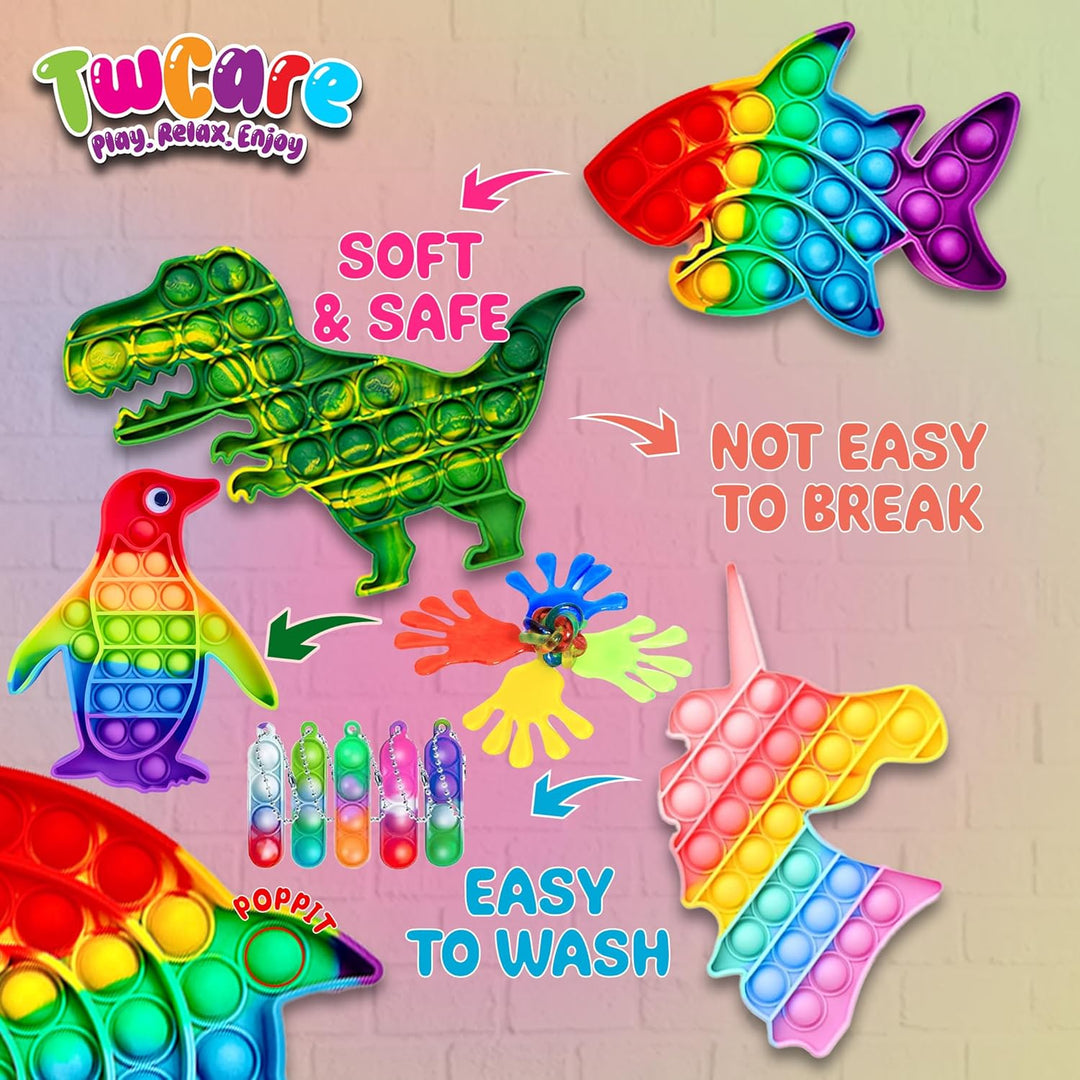 Paquete de 120 juguetes fidget set de regalos sensoriales