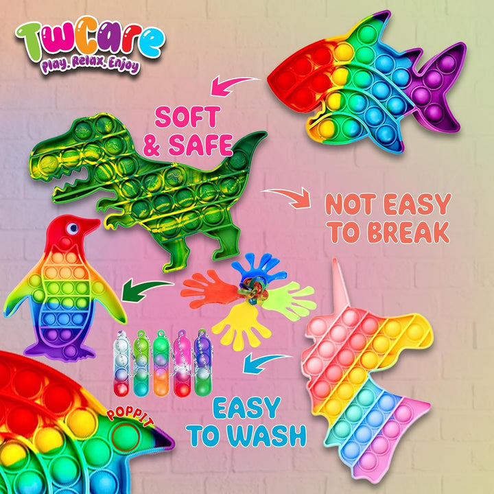 Paquete de 120 juguetes fidget set de regalos sensoriales