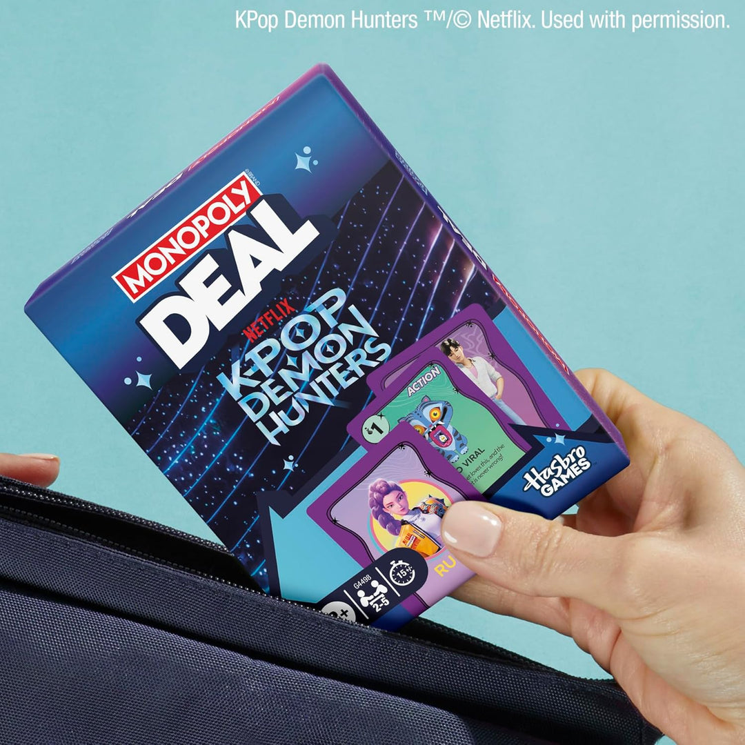 Monopoly Oferta Juego de cartas Kpop Demon Hunters Juegos