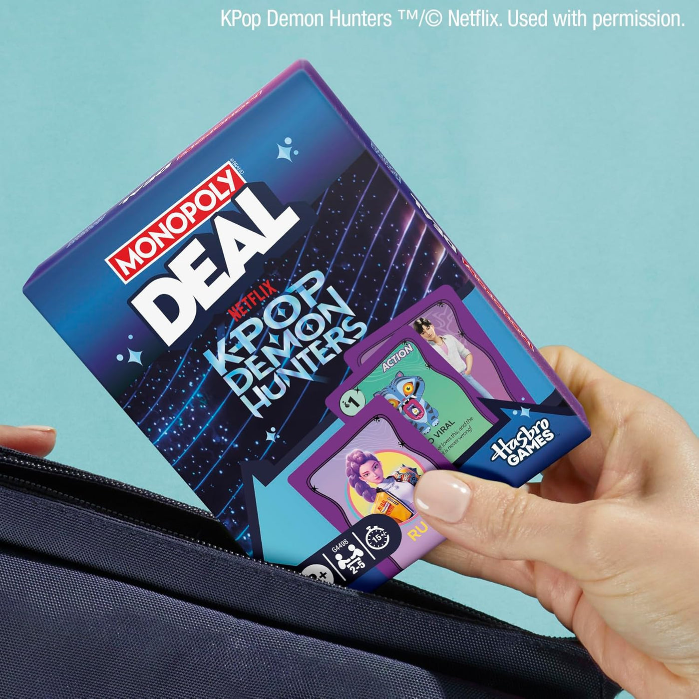 Monopoly Oferta Juego de cartas Kpop Demon Hunters Juegos