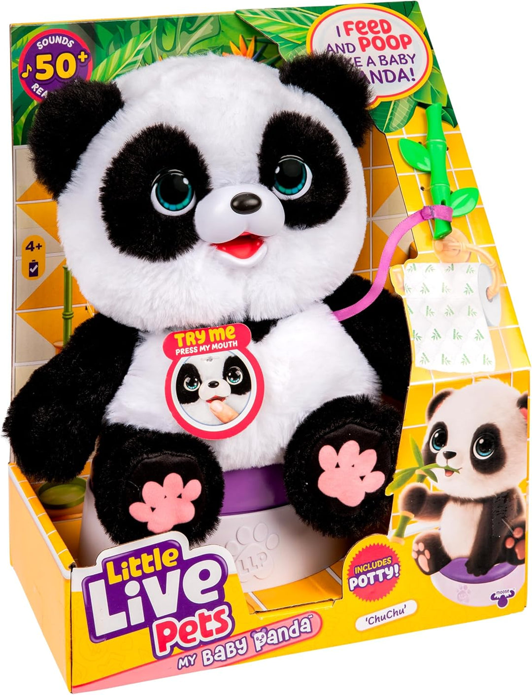 Little Live Pets My Baby Talking Panda ChuChu peluche de