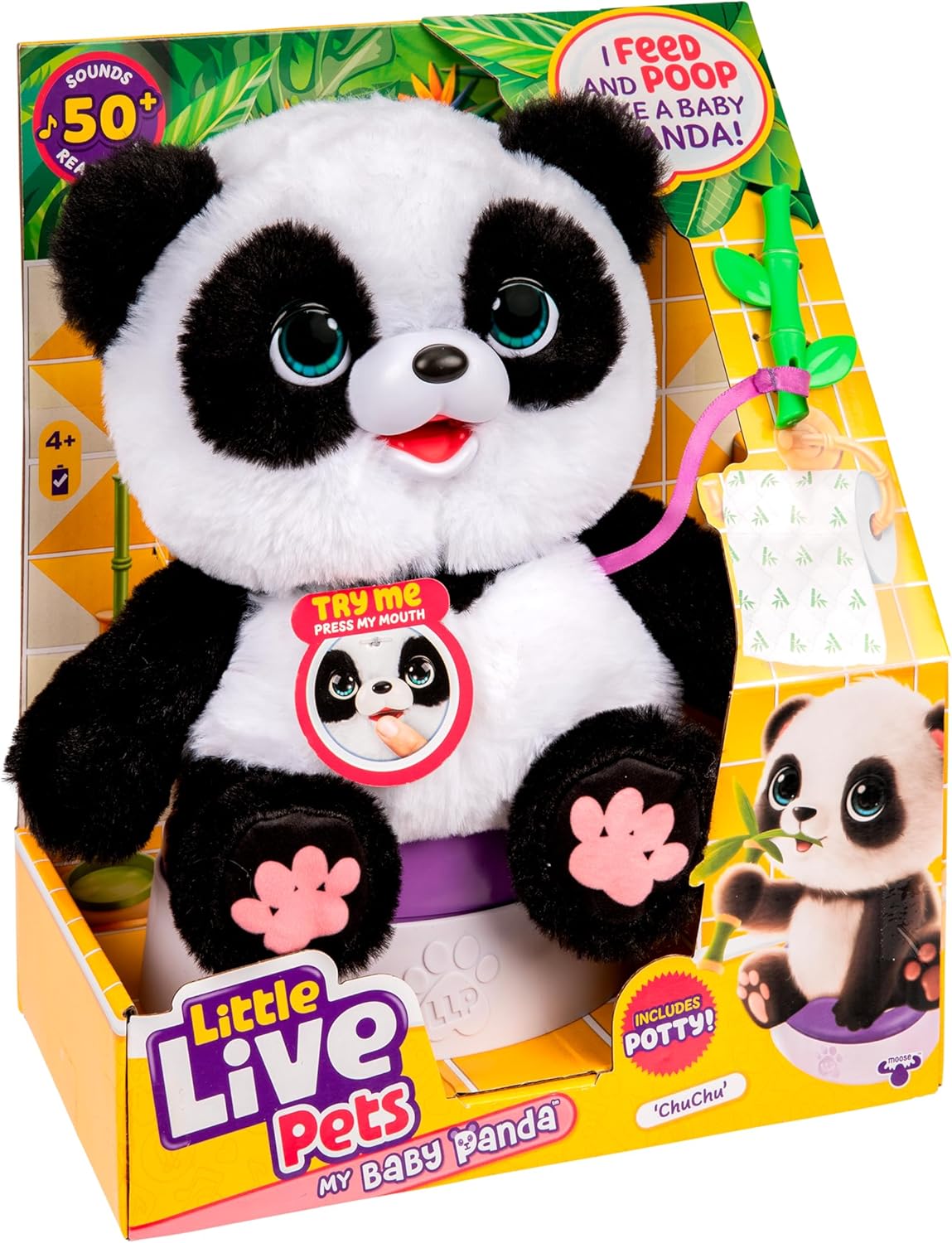 Little Live Pets My Baby Talking Panda ChuChu peluche de