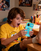 Teléfono inteligente para niños para niños de 3 a 12 años, teléfono de juego táctil de 4" con pantalla, 32GB