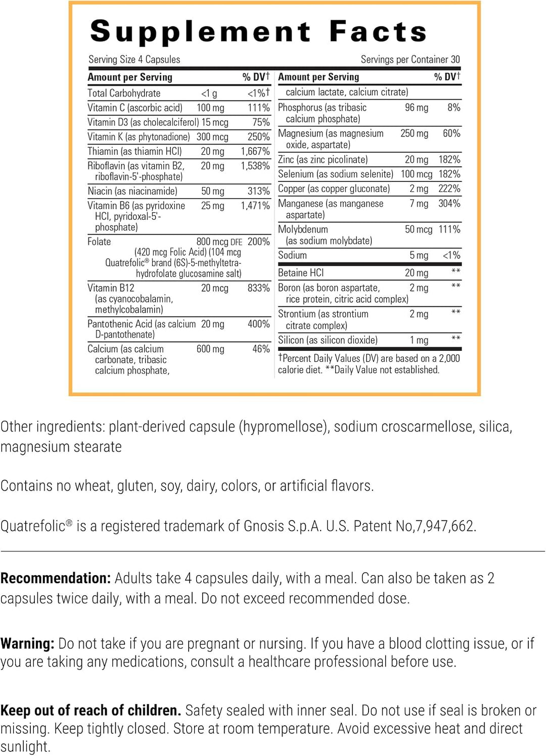 Integrative Therapeutics Osteoprime Forte - Suplemento de calcio pa...