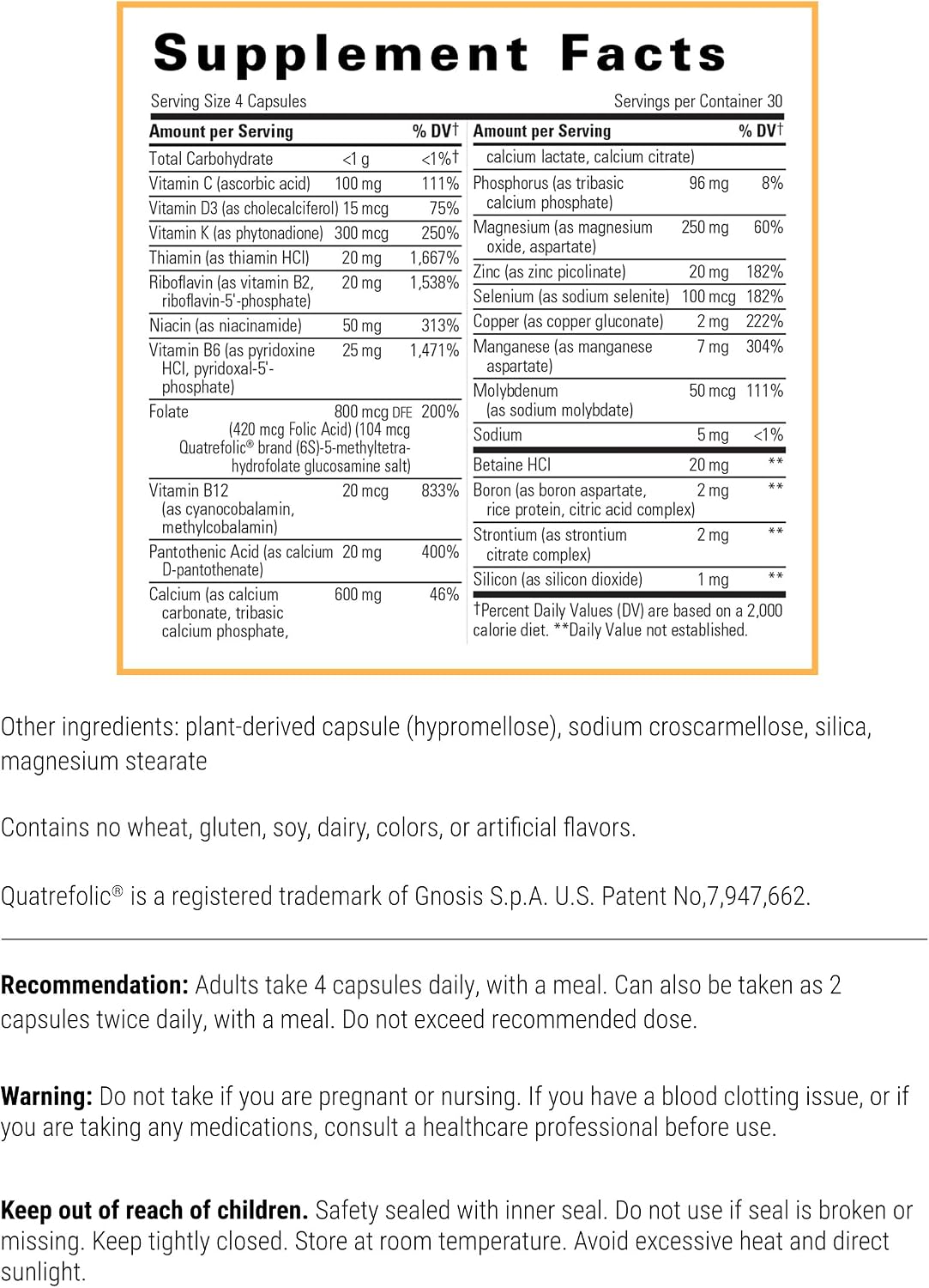 Integrative Therapeutics Osteoprime Forte - Suplemento de calcio pa...