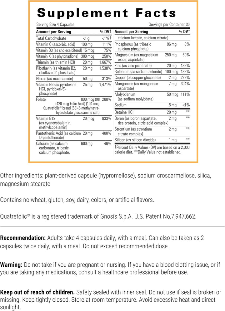 Integrative Therapeutics Osteoprime Forte - Suplemento de calcio pa...