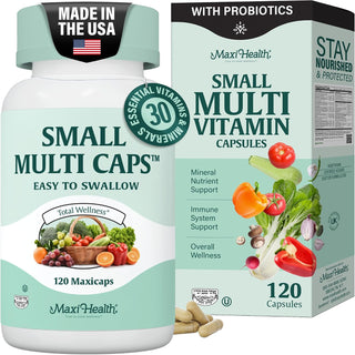 Maxi Health Multivitamínico - Cápsulas multivitamínicas fáciles de...