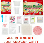 Playz Kit de fabricación de dulces comestibles para niños – Kits de ciencia para niños de 8 a 12 años – Kit de química de ciencia de los alimentos con más de 40 experimentos y más de 21 herramientas para hacer tus propios chocolates y dulces para niños y
