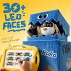 Ruko 18011 White Smart Robot Dog y 1088 Blue Smart Robot Juguetes para Niños
