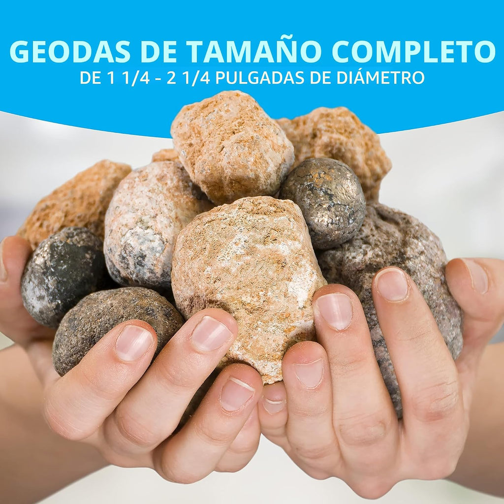 National Geographic Break Open 10 Premium Geodes para Kids Ages 8-12