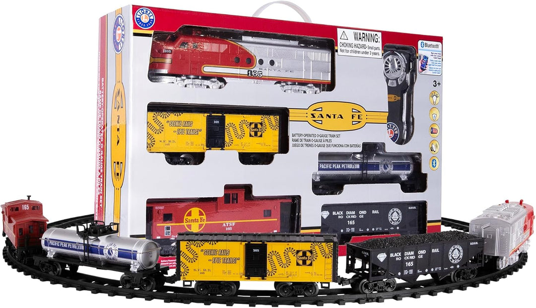 Lionel Santa Fe Freight Battery O Gauge Juego de tren de