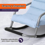 Special Supplies Mecedora sensorial para niños, cómoda mecedora para niños, silla de suelo versátil con tela suave y estabilidad para sala de juegos, dormitorio o guardería (a partir de 3 años) (azul)