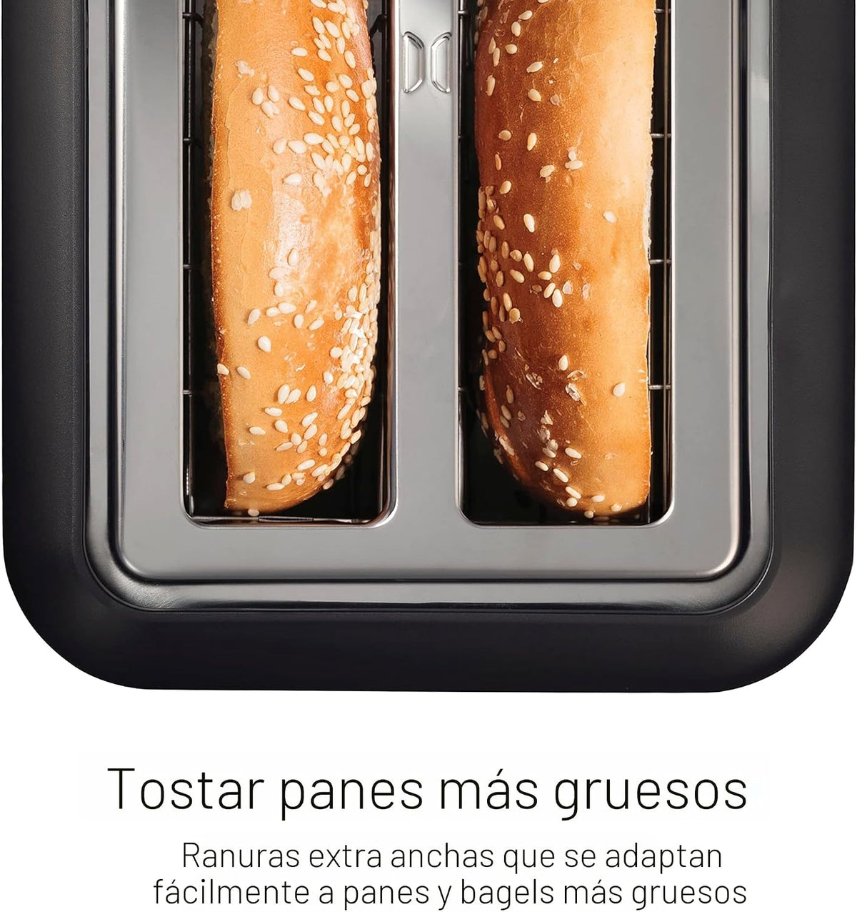 Hamilton Beach Tostadora gourmet de 2 rebanadas con tecnología Sure-Toast