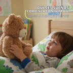 Oso de peluche AI para niños de 3 a 9 años, conversación de IA en tiempo real y respuestas de voz inteligentes, compañero de IA interactivo sin pantalla para la hora de acostarse, historias