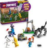 LEGO Fortnite Campamento de Peely y Sparkplug para niños -
