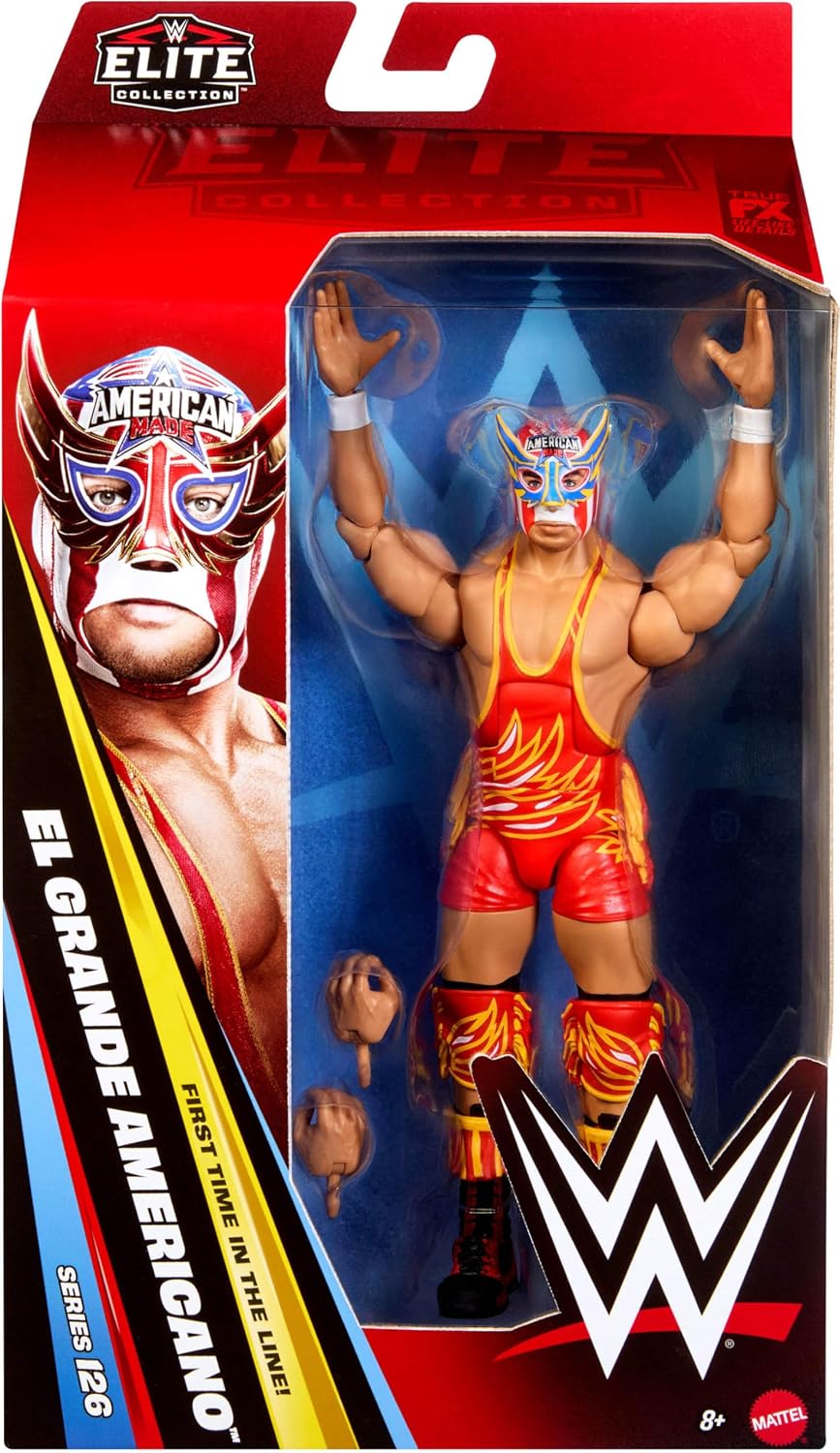 Mattel WWE Elite - Figura de acción y accesorios de El Grande Americano