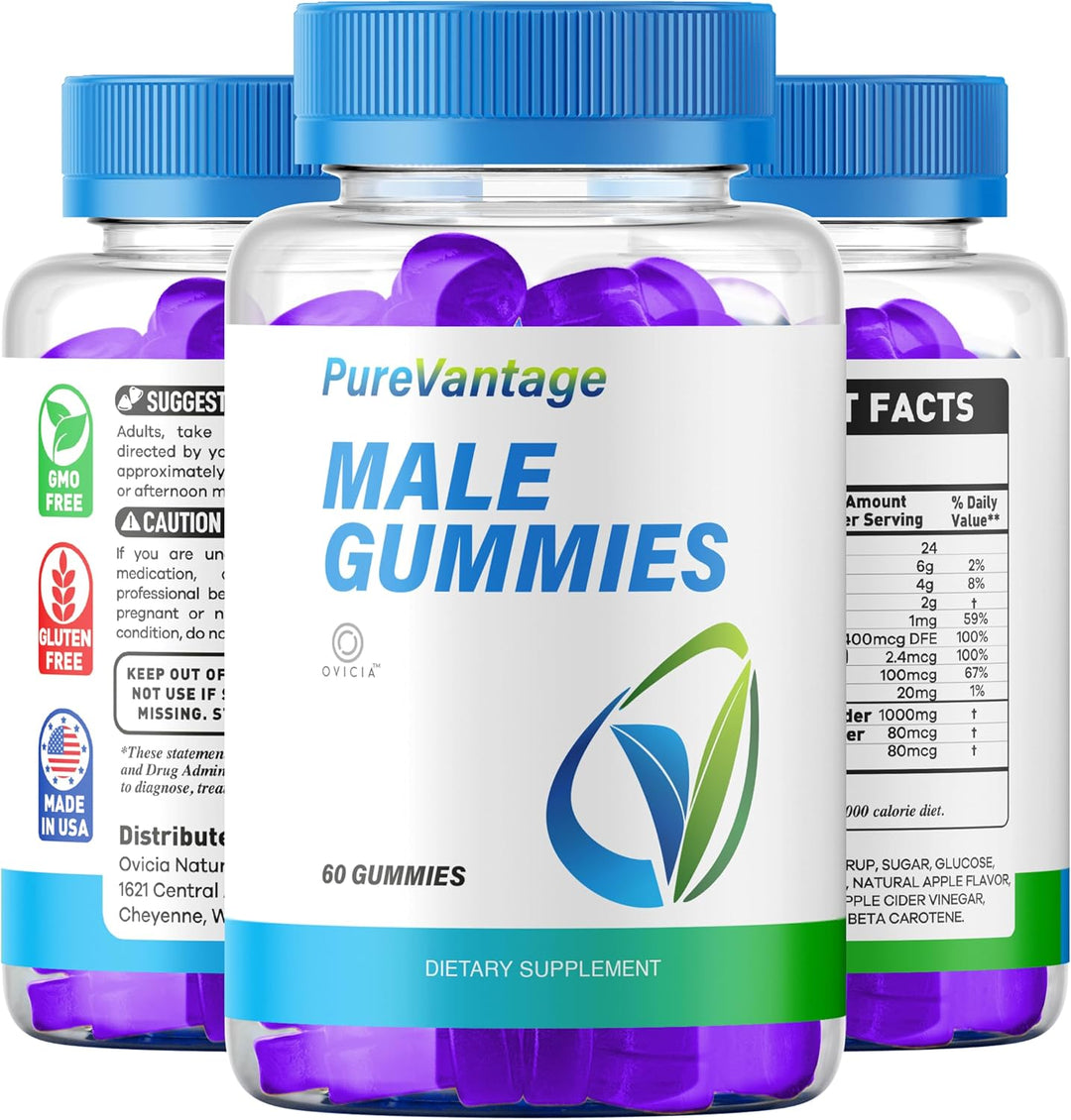 Paquete de 3 gomitas Pure Vantage \u2013 Fórmula avanzada PureVanta...