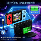 Consola de juegos de mano retro, 240 videojuegos clásicos retro precargados para niños, reproductor de juegos portátil con batería recargable, pantalla LCD de 3.0 pulgadas, jugador de bolsillo, juegos de viaje Arcade