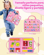 Tablero ocupado Montessori Juguetes para niñas pequeñas, regalo de