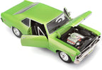 Maisto 1:24 Escala 1970 Chevrolet Nova SS Vehículo fundido a presión (los colores pueden variar), verde