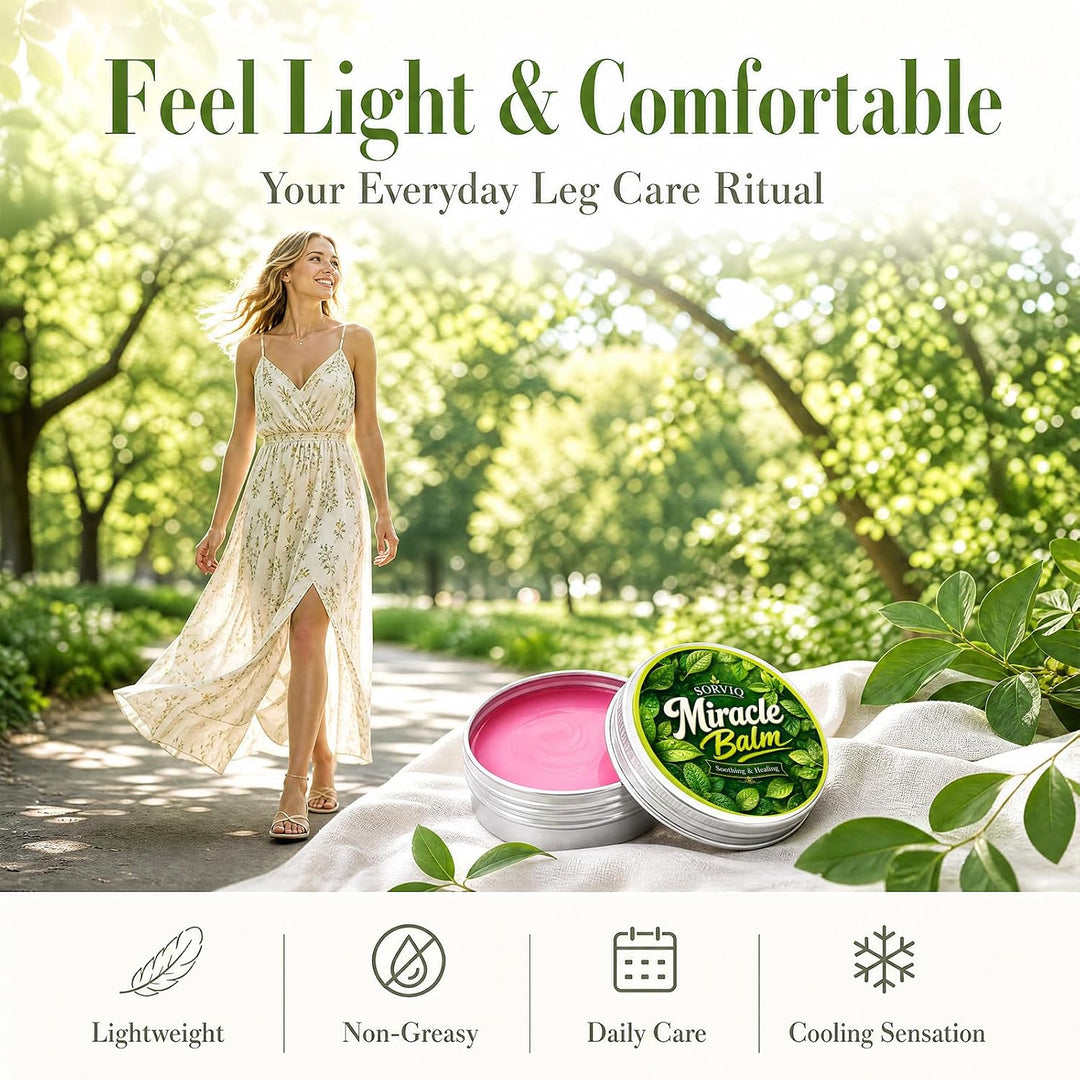 XKHZRX Sorviq Miracle Balm para venas varicosas, fórmula ligera no...