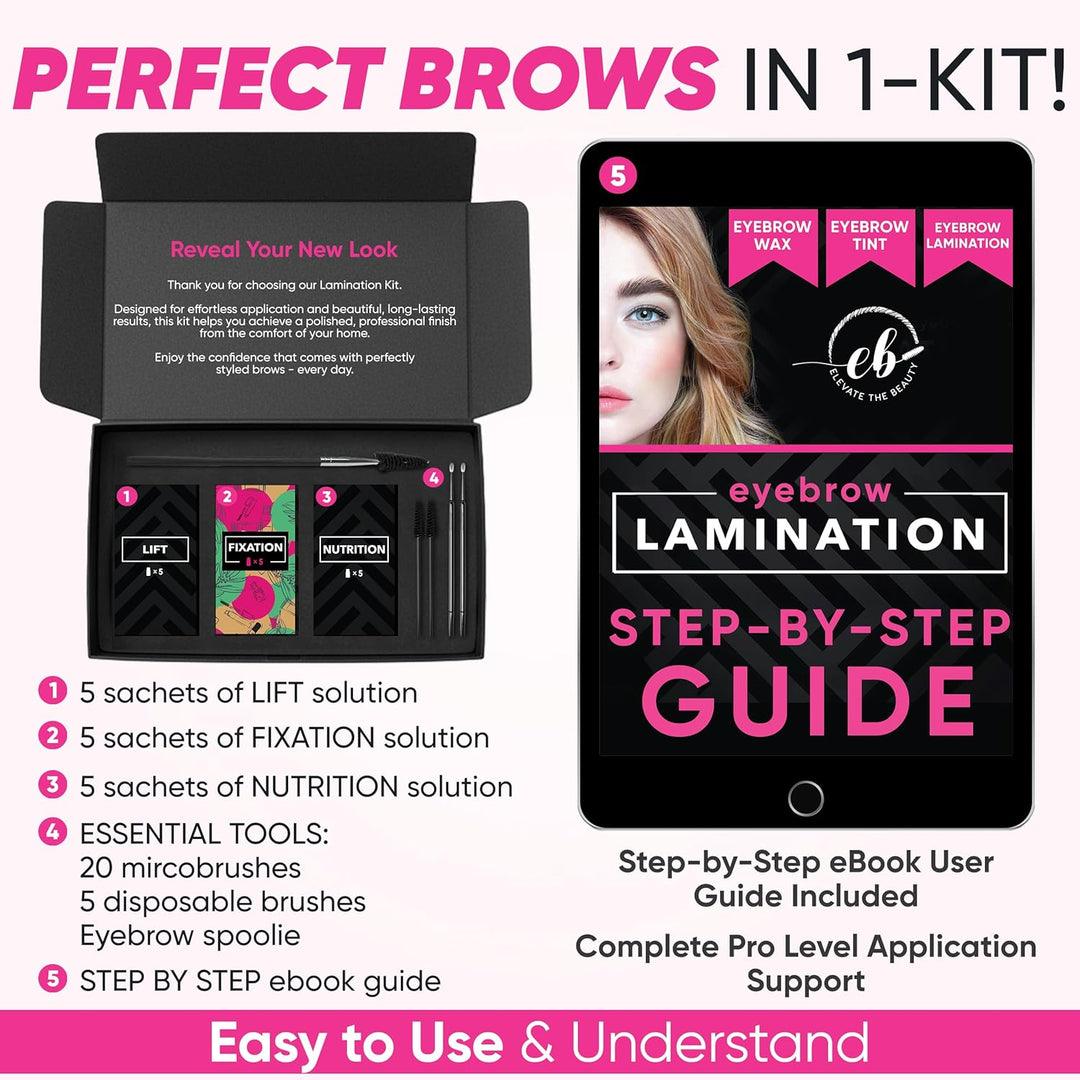 Kit profesional de laminación de cejas | Kit de laminación de cejas...